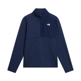 The North Face Men's TNF Performance 1/4 Zip Fleece Sweater Summit Navy Dark Heather / Small - 53 Degrees North
