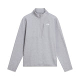 The North Face Men's TNF Performance 1/4 Zip Fleece Sweater TNF Pale Grey Heather / Small - 53 Degrees North