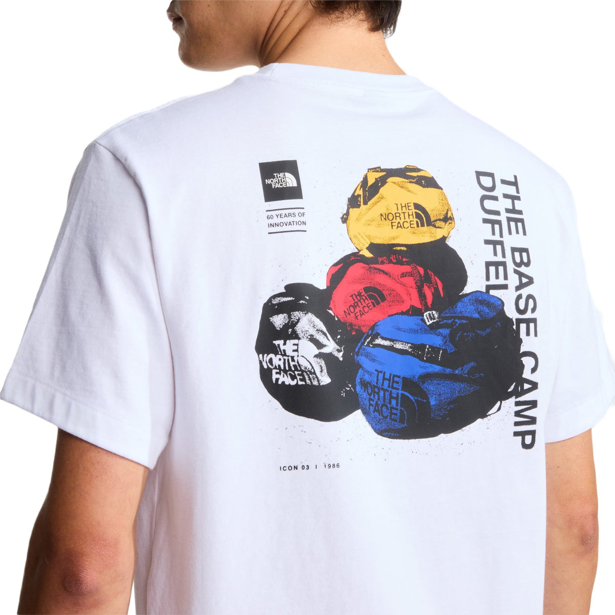 The North Face Men's The Base Camp Duffel Celebration T-Shirt TNF White / Small-TNF White / Medium-TNF White / Large-TNF White / X-Large-TNF White / XX-Large - 53 Degrees North 