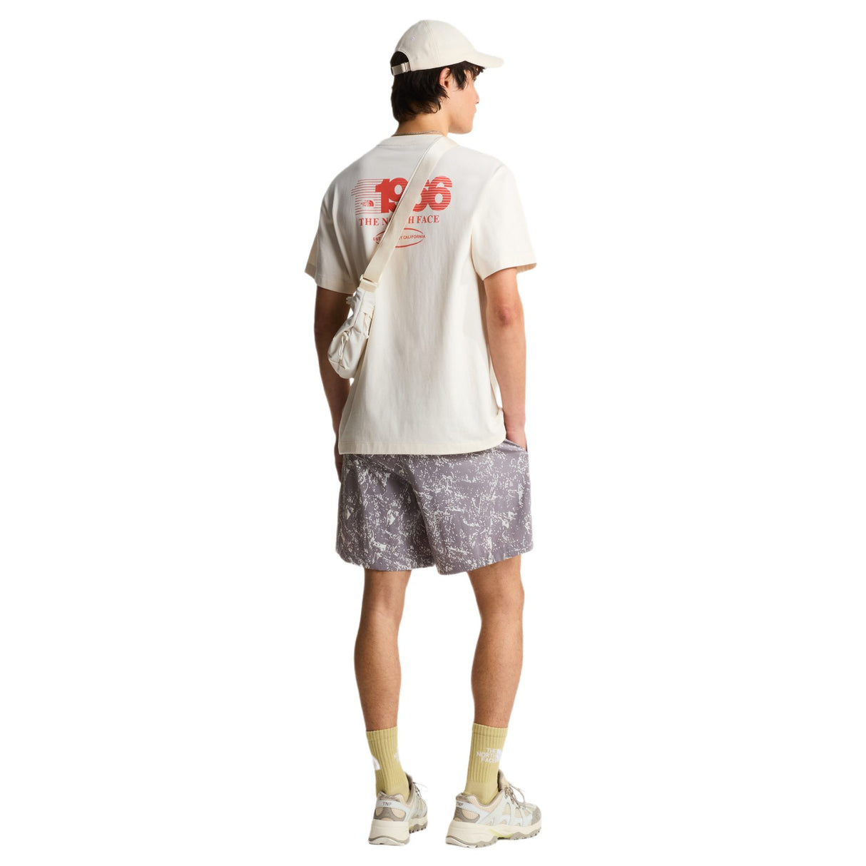 The North Face Men's Track Relaxed T-Shirt White Dune / Small-White Dune / Medium-White Dune / Large-White Dune / X-Large-White Dune / XX-Large - 53 Degrees North 