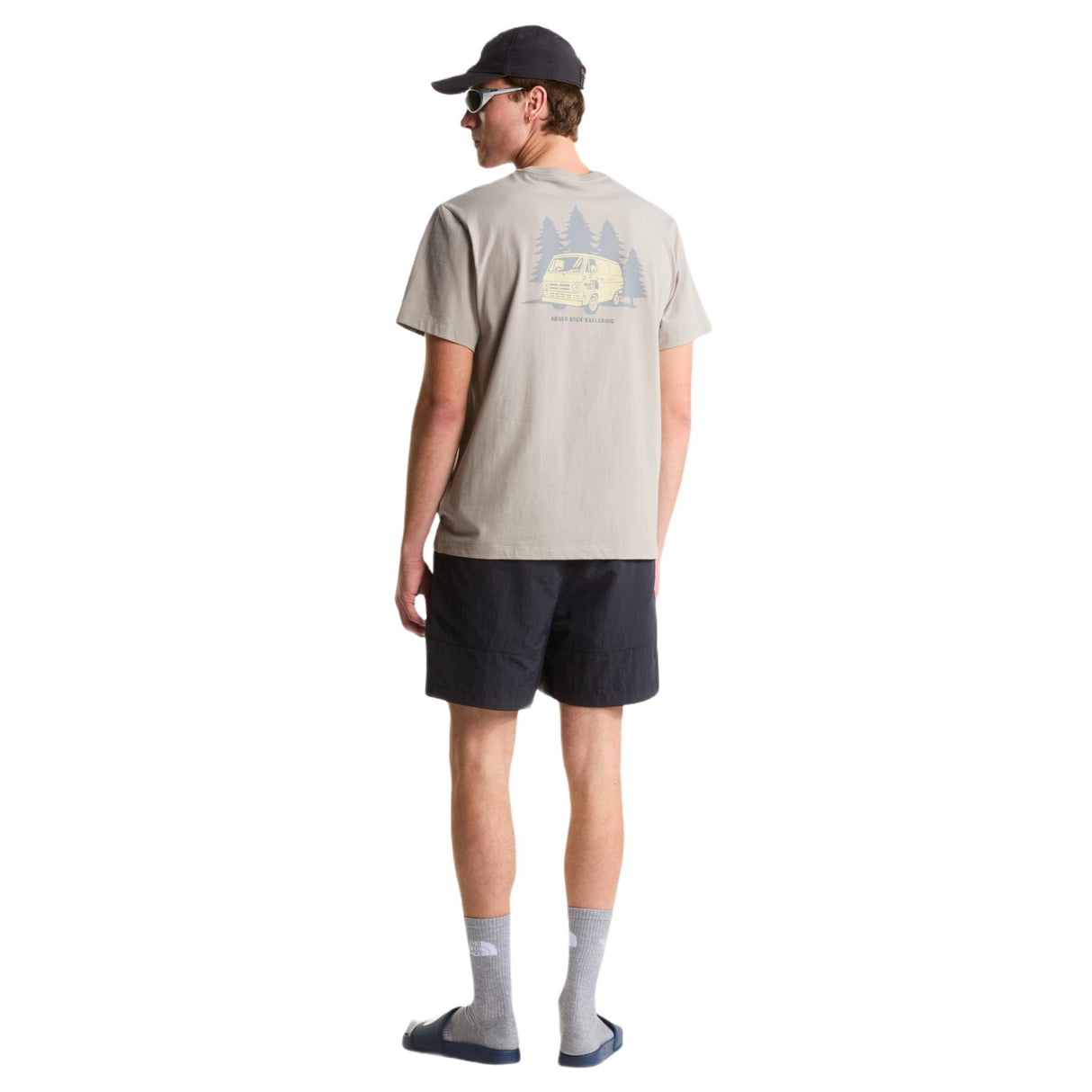 The North Face Men's Van Life Relaxed T-Shirt Stone Slab / Small-Stone Slab / Medium-Stone Slab / Large-Stone Slab / X-Large-Stone Slab / XX-Large - 53 Degrees North 
