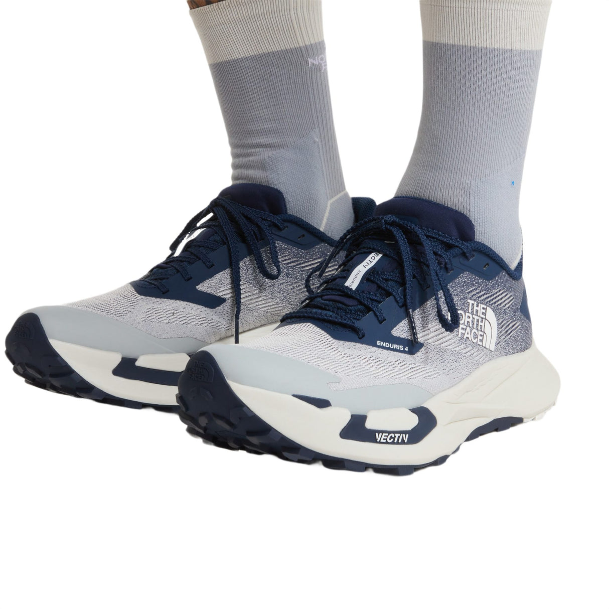 The North Face Men's Vectiv Enduris 4 Running Shoes Glacier Gray/Summit Navy / UK 8-Glacier Gray/Summit Navy / UK 9-Glacier Gray/Summit Navy / UK 10-Glacier Gray/Summit Navy / UK 11-Glacier Gray/Summit Navy / UK 12 - 53 Degrees North 