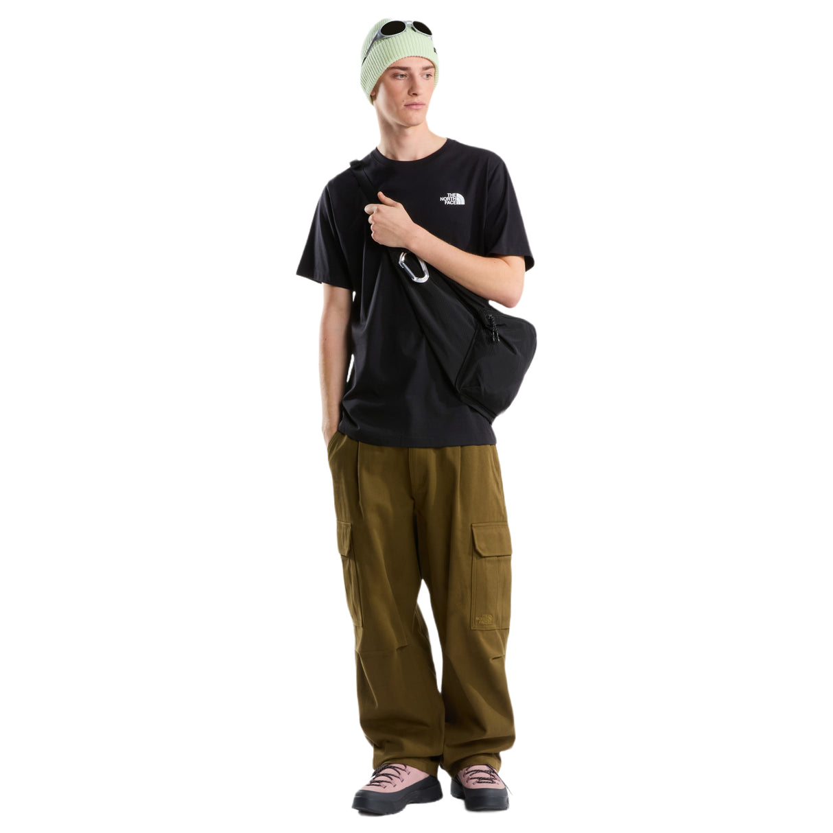 The North Face Men's Vertical Graphic T-Shirt TNF White / Small-TNF White / Medium-TNF White / Large-TNF White / X-Large-TNF White / XX-Large - 53 Degrees North 