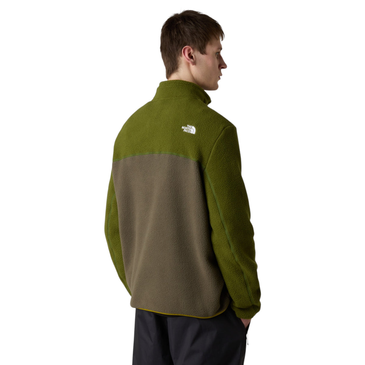The North Face Men's Yumiori 1/4 Zip Fleece Jumper New Taupe Green/Cedar / Small-New Taupe Green/Cedar / Medium-New Taupe Green/Cedar / Large-New Taupe Green/Cedar / X-Large-New Taupe Green/Cedar / XX-Large - 53 Degrees North 