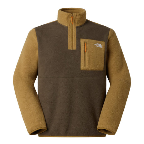 The North Face Men's Yumiori 1/4 Zip Fleece Jumper New Taupe Green/Cedar / Small-New Taupe Green/Cedar / Medium-New Taupe Green/Cedar / Large-New Taupe Green/Cedar / X-Large-New Taupe Green/Cedar / XX-Large - 53 Degrees North 