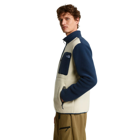 The North Face Men's Yumiori Full Zip Fleece Jacket Desert Stone/Summit Navy / Small-Desert Stone/Summit Navy / Medium-Desert Stone/Summit Navy / Large-Desert Stone/Summit Navy / X-Large-Desert Stone/Summit Navy / XX-Large - 53 Degrees North 