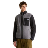 The North Face Men's Yumiori Full Zip Fleece Jacket Smoked Pearl/TNF Black / Small - 53 Degrees North