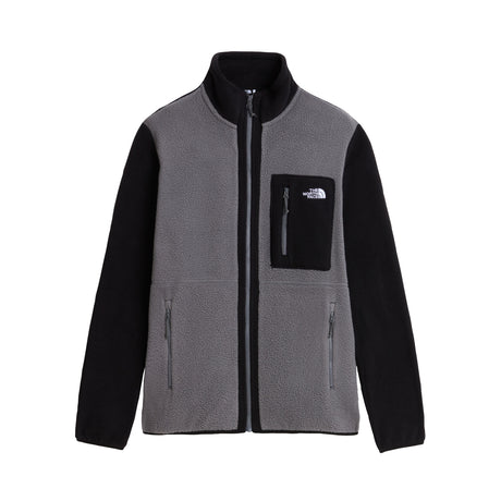 The North Face Men's Yumiori Full Zip Fleece Jacket Smoked Pearl/TNF Black / Small - 53 Degrees North