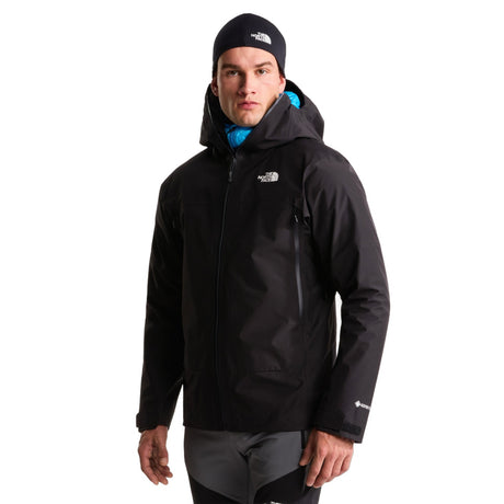 The North Face Men's Jazzi 3L GORE-TEX Jacket TNF Black on model, front - 53 Degrees North