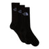 The North Face Multi Sport Cush Crew Socks - 3 Pack TNF White / Small-TNF White / Medium-TNF Black / Small-TNF Black / Medium - 53 Degrees North 