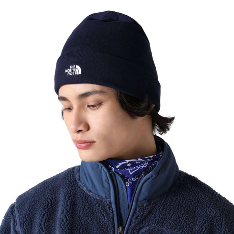 The North Face Norm Beanie Bark Mist-Sumac-Summit Navy-TNF Black-Beetroot - 53 Degrees North 