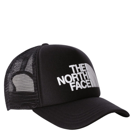 The North Face TNF Logo Trucker Cap Khaki Stone/TNF White-TNF Black/TNF White - 53 Degrees North 