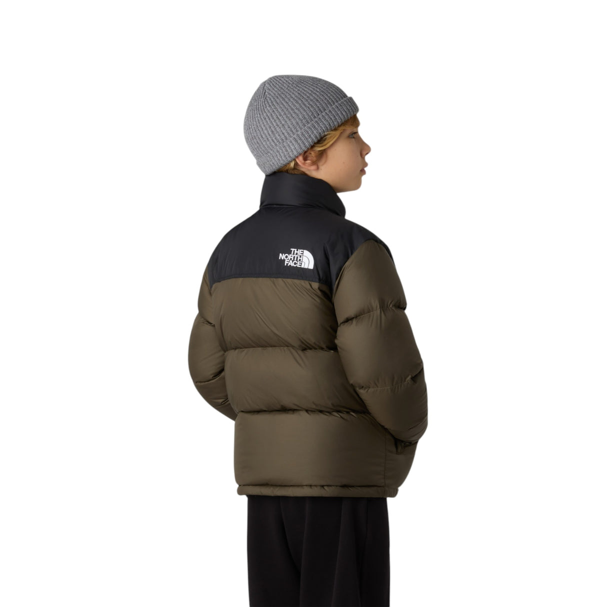 The North Face Teen 1996 Retro Nuptse Jacket New Taupe Green / Age 5-6-New Taupe Green / Age 7-8-New Taupe Green / Age 9-10-New Taupe Green / Age 11-12-New Taupe Green / Age 14-16 - 53 Degrees North 