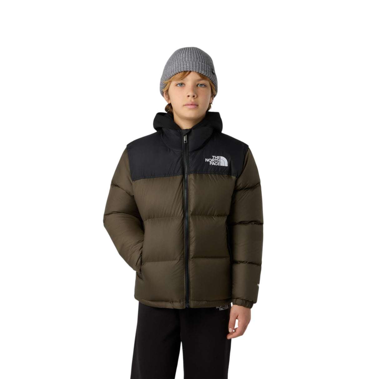 The North Face Teen 1996 Retro Nuptse Jacket New Taupe Green / Age 5-6-New Taupe Green / Age 7-8-New Taupe Green / Age 9-10-New Taupe Green / Age 11-12-New Taupe Green / Age 14-16 - 53 Degrees North 