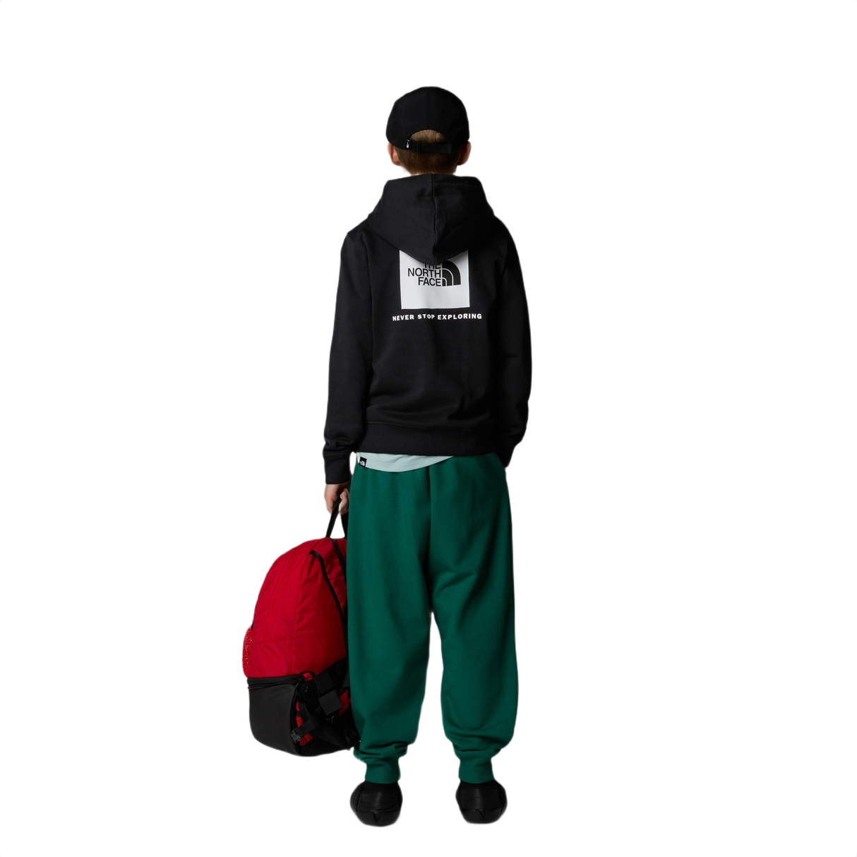 The North Face Teen Box NSE Regular Hoodie TNF Black / Age 7-8-TNF Black / Age 10-TNF Black / Age 12-TNF Black / Age 14-16-TNF Black / Age 18-20 - 53 Degrees North 