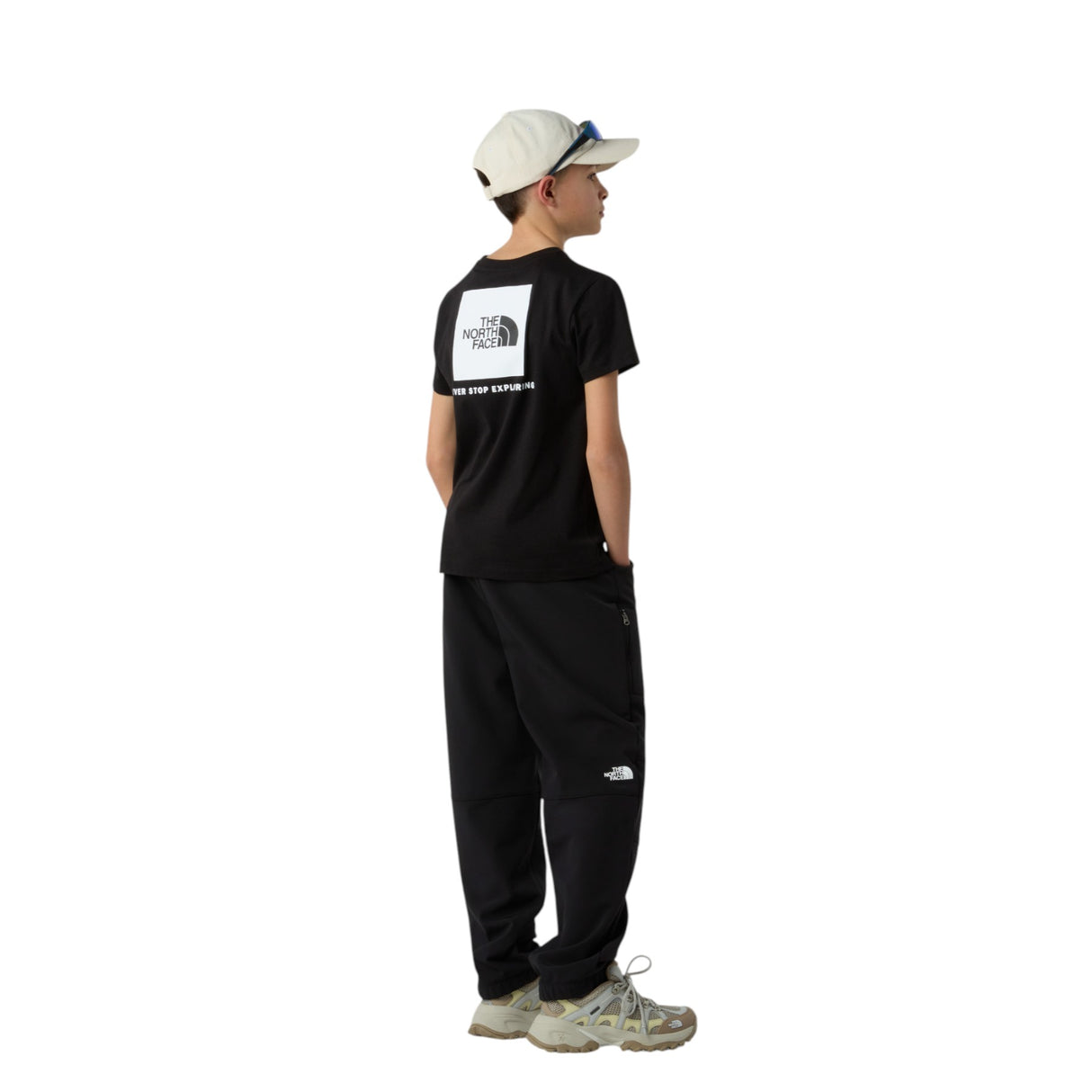The North Face Teen Box NSE Short Sleeve Tee TNF White / Age 5-6-TNF White / Age 7-8-TNF White / Age 9-10-TNF White / Age 11-12-TNF White / Age 14-16 - 53 Degrees North 