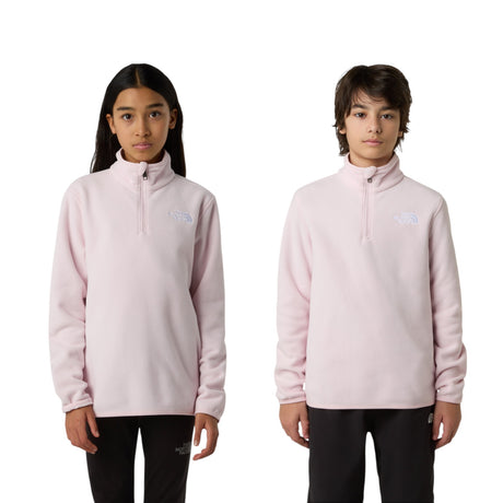 The North Face Teen Glacier 1/4 Zip Pullover TNF Black / Age 5-6-TNF Black / Age 7-8-TNF Black / Age 10-TNF Black / Age 12-TNF Black / Age 14-16 - 53 Degrees North 