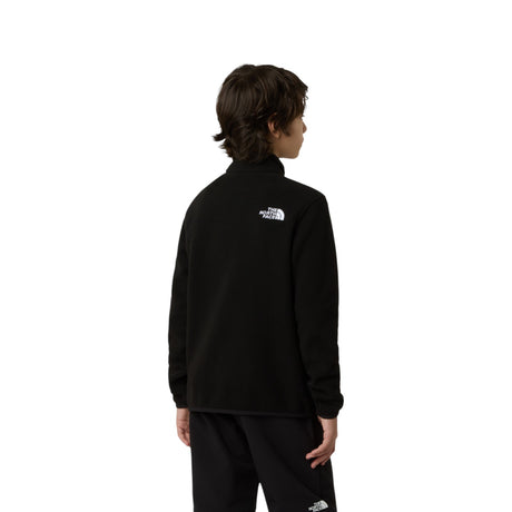 The North Face Teen Glacier 1/4 Zip Pullover TNF Black / Age 5-6-TNF Black / Age 7-8-TNF Black / Age 10-TNF Black / Age 12-TNF Black / Age 14-16 - 53 Degrees North 