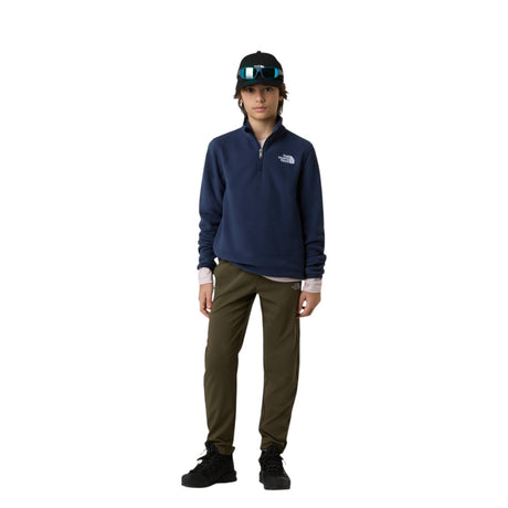The North Face Teen Glacier 1/4 Zip Pullover TNF Black / Age 5-6-TNF Black / Age 7-8-TNF Black / Age 10-TNF Black / Age 12-TNF Black / Age 14-16 - 53 Degrees North 
