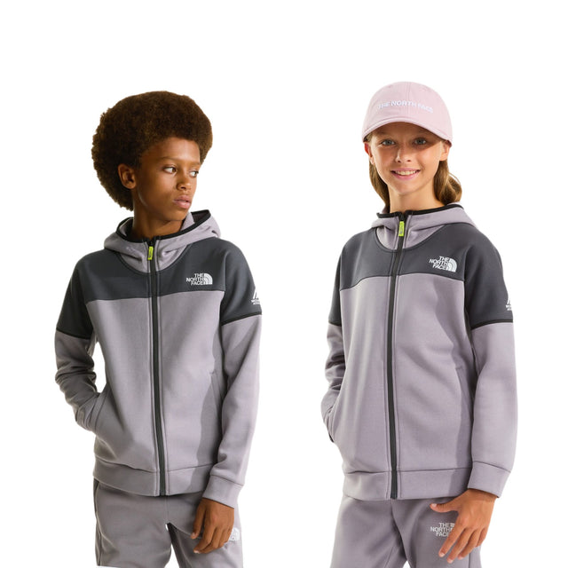 The North Face Teen Mountain Athletics Full Zip Hoodie Summit Navy/Estate Blue / Age 7-8-Summit Navy/Estate Blue / Age 10-Summit Navy/Estate Blue / Age 12-Anthracite Grey/Transcendent Grey / Age 7-8-Anthracite Grey/Transcendent Grey / Age 10 - 53 Degrees North 