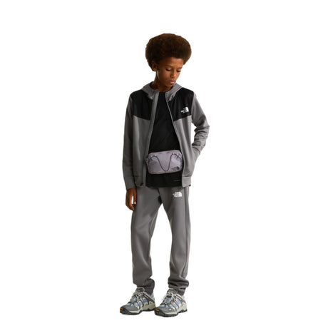 The North Face Teen Reaxion Full Zip Hoodie Smoked Pearl / Age 7-8-Smoked Pearl / Age 10-Smoked Pearl / Age 12-Smoked Pearl / Age 14-16-Smoked Pearl / Age 18-20 - 53 Degrees North 