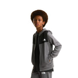 The North Face Teen Reaxion Full Zip Hoodie Smoked Pearl / Age 7-8-Smoked Pearl / Age 10-Smoked Pearl / Age 12-Smoked Pearl / Age 14-16-Smoked Pearl / Age 18-20 - 53 Degrees North 