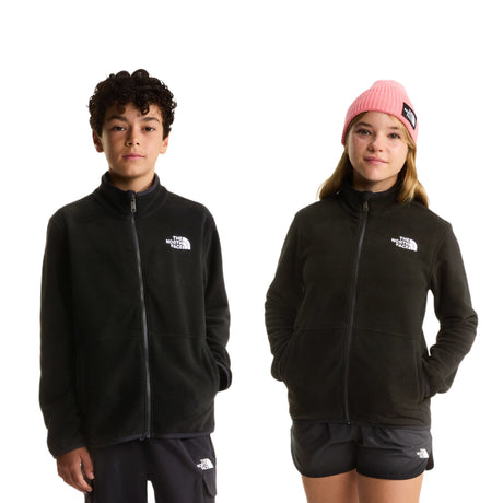 The North Face Teens' Glacier Zip-In-Compatible Fleece Jacket TNF Black / Age 7-8 - 53 Degrees North