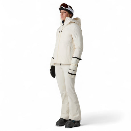 The North Face Women's Descendit Ski Jacket White Dune / X-Small-White Dune / Small-White Dune / Medium-White Dune / Large-White Dune / X-Large - 53 Degrees North 