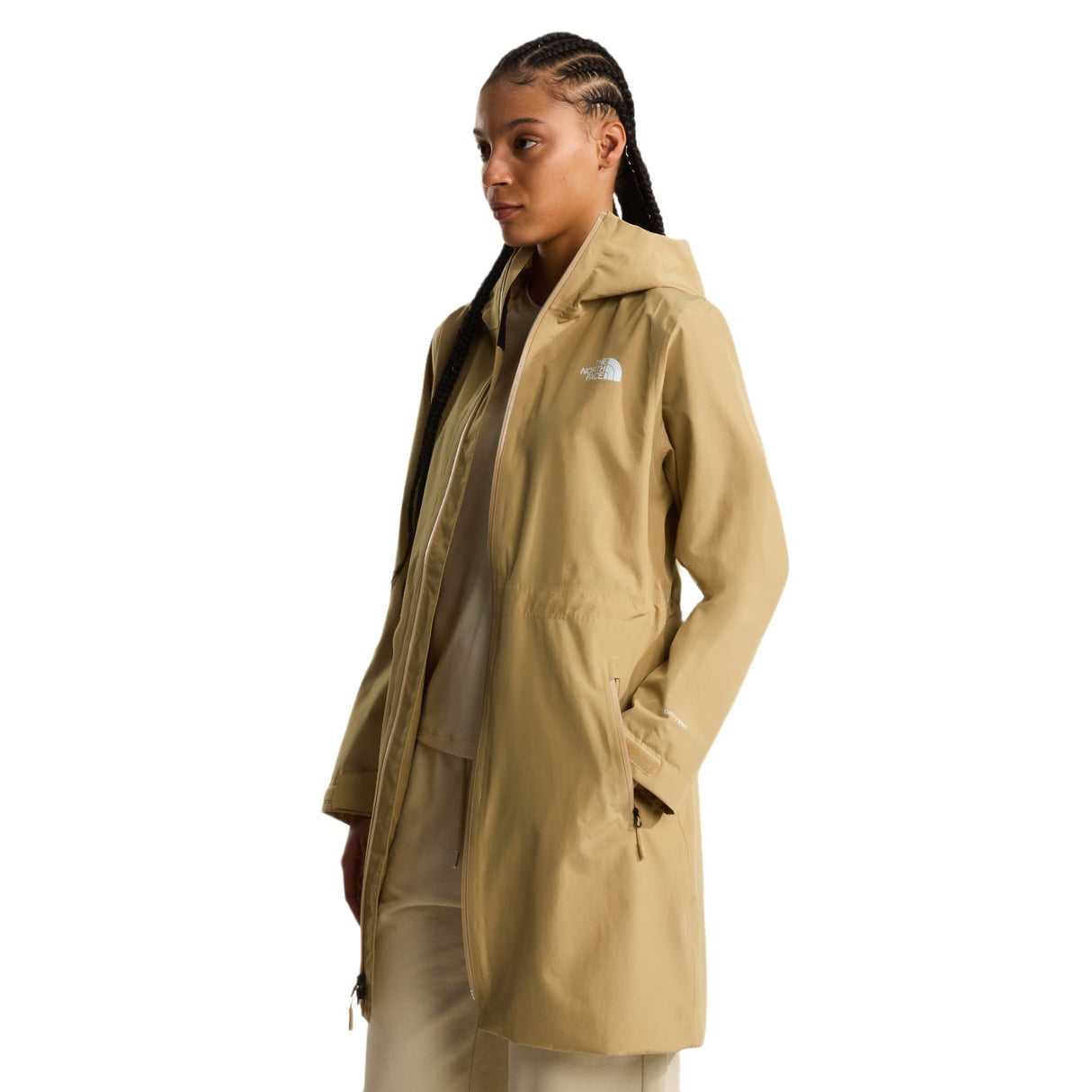 The North Face Women's DryVent Mono Bedretto Waterproof Parka Khaki Stone / X-Small - 53 Degrees North