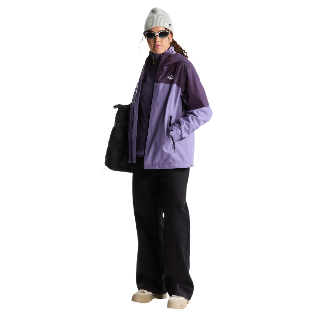 The North Face Women's Dryvent Zip-in Jacket Garnet/Timeless Taupe / X-Small - 53 Degrees North