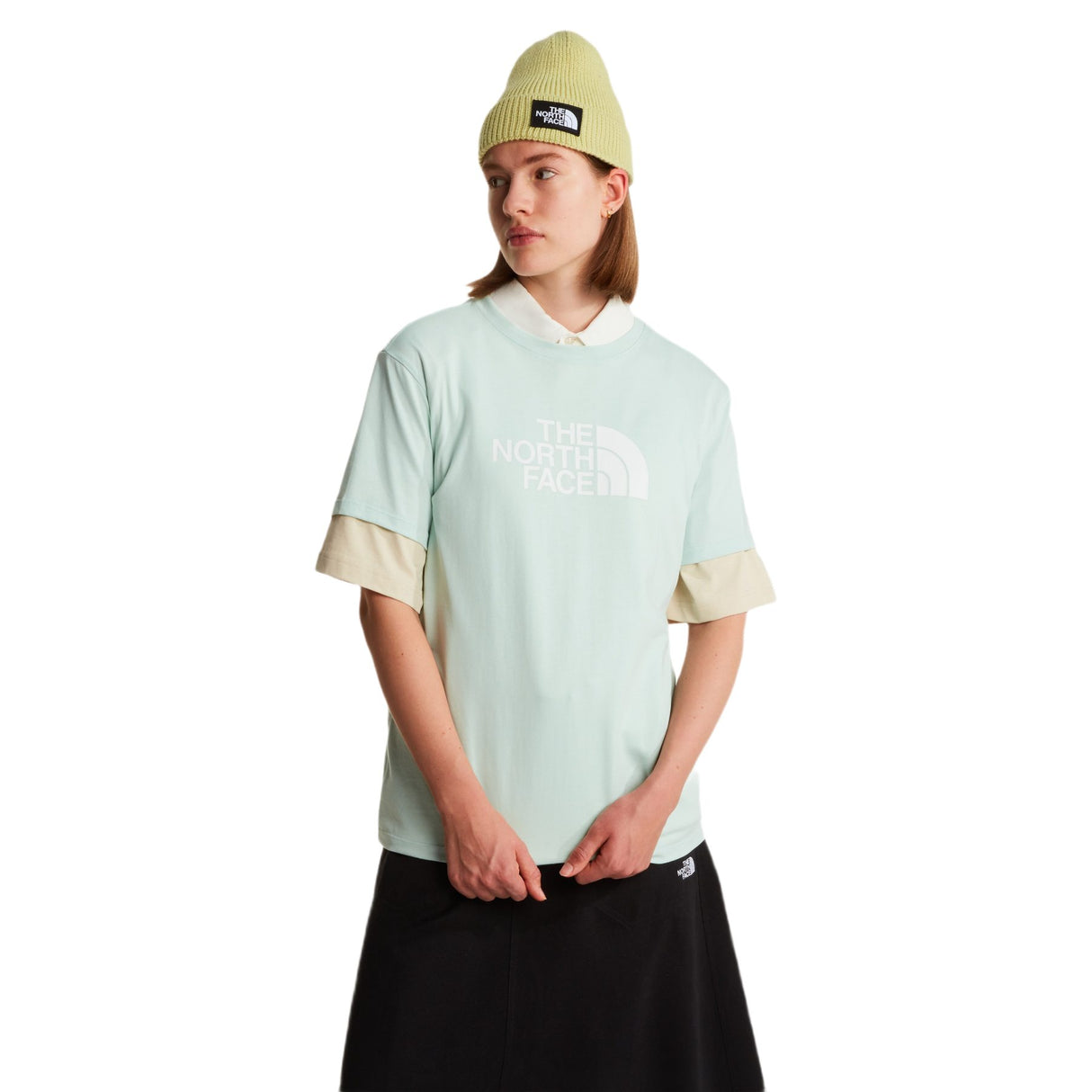 The North Face Women's Evolution Half Dome T-Shirt Opal Frost / X-Small-Opal Frost / Small-Opal Frost / Medium-Opal Frost / Large-Opal Frost / X-Large - 53 Degrees North 