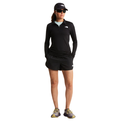 The North Face Women’s Flex Slim 1/4 Zip Long-Sleeve Top TNF Black / X-Small-TNF Black / Small-TNF Black / Medium-TNF Black / Large-TNF Black / X-Large - 53 Degrees North 