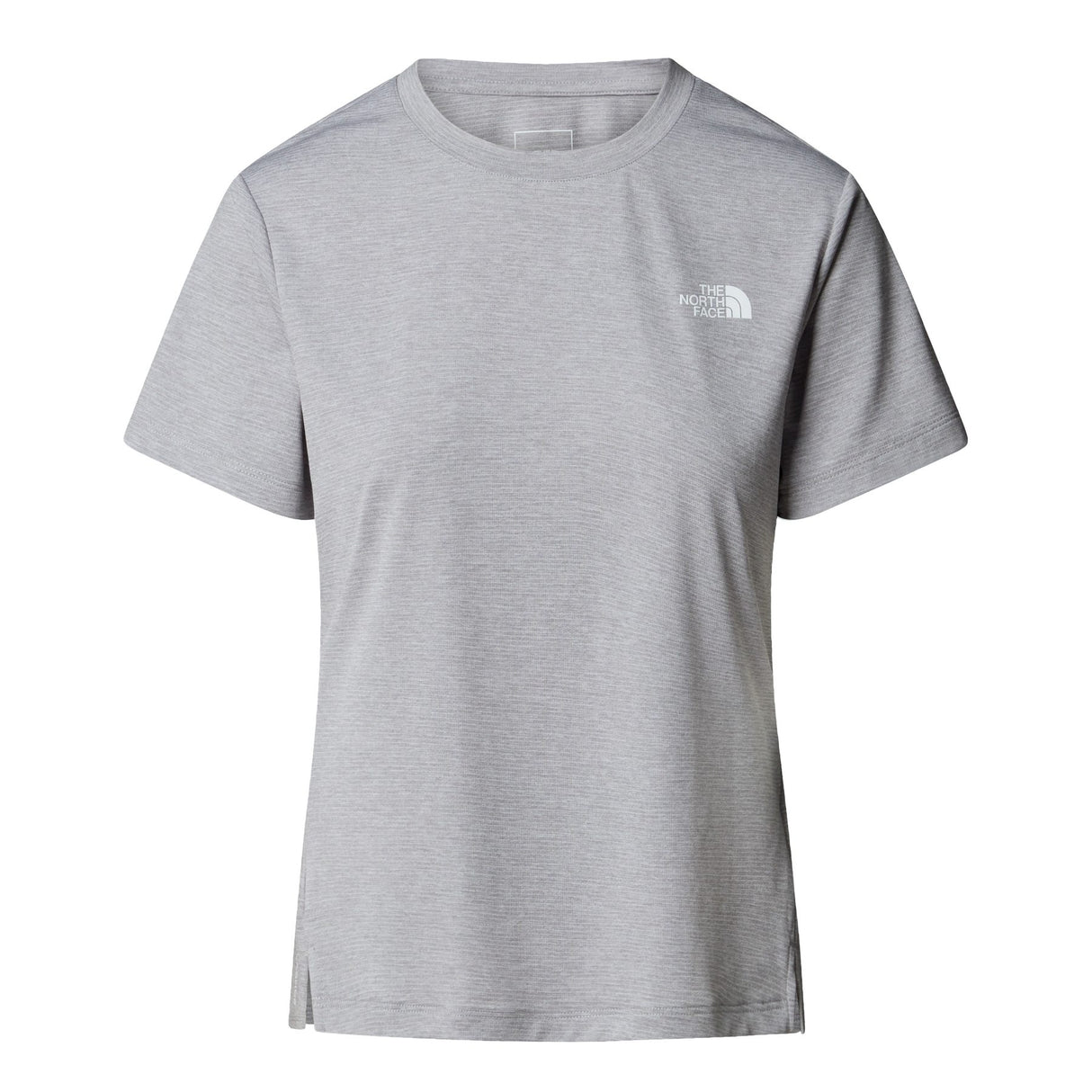 The North Face Women's Flex T-Shirt TNF Pale Grey Heather / X-Small-TNF Pale Grey Heather / Small-TNF Pale Grey Heather / Medium-TNF Pale Grey Heather / Large-TNF Pale Grey Heather / X-Large - 53 Degrees North 