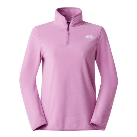 The North Face Women's Glacier 1/4 Zip Fleece Hushed Lavender / X-Small-Hushed Lavender / Small-Hushed Lavender / Medium-Hushed Lavender / Large-Hushed Lavender / X-Large - 53 Degrees North 