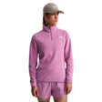 The North Face Women's Glacier 1/4 Zip Fleece Hushed Lavender / X-Small-Hushed Lavender / Small-Hushed Lavender / Medium-Hushed Lavender / Large-Hushed Lavender / X-Large - 53 Degrees North 