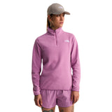 The North Face Women's Glacier 1/4 Zip Fleece Hushed Lavender / X-Small-Hushed Lavender / Small-Hushed Lavender / Medium-Hushed Lavender / Large-Hushed Lavender / X-Large - 53 Degrees North 