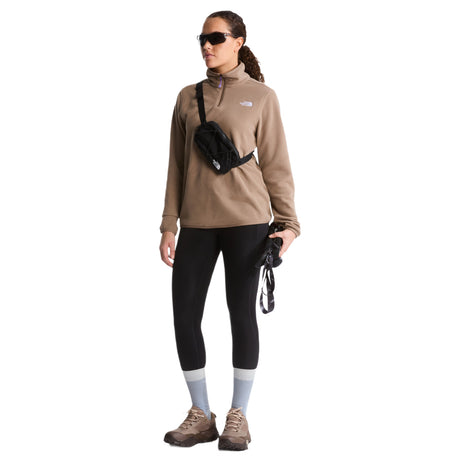 The North Face Women's Glacier Fleece 1/4 Zip Jacket Garnet / X-Small - 53 Degrees North