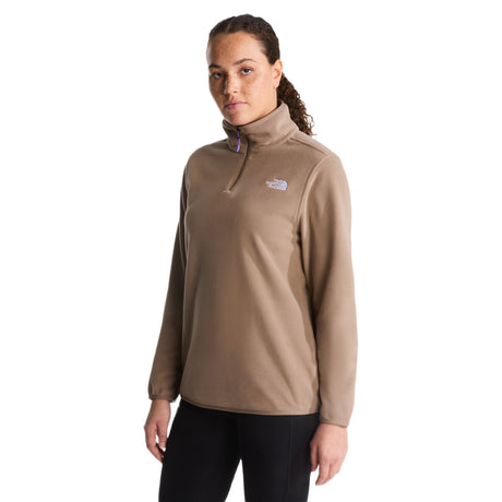 The North Face Women's Glacier Fleece 1/4 Zip Jacket Garnet / X-Small - 53 Degrees North