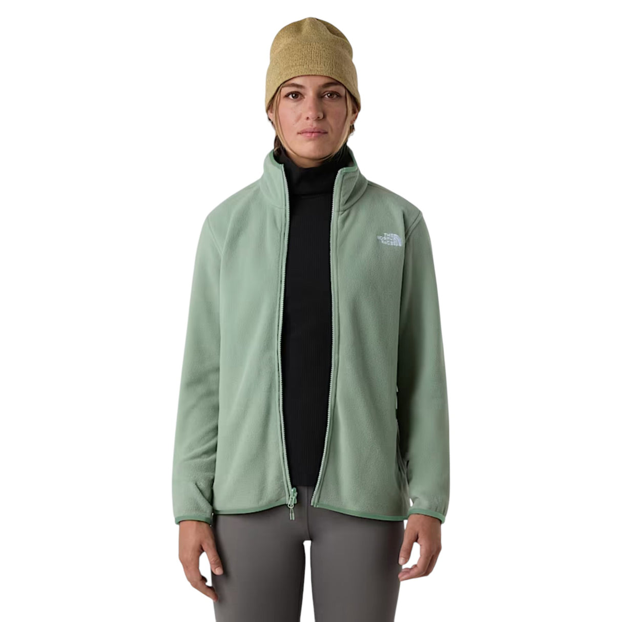 The North Face Women's Glacier Fleece Jacket Granite Grey / X-Small-Granite Grey / Small-Granite Grey / Medium-Granite Grey / Large-Granite Grey / X-Large - 53 Degrees North 