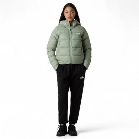 The North Face Women's Hyalite Down Hooded Jacket Slate Moss / X-Small-Slate Moss / Small-Slate Moss / Medium-Slate Moss / Large-Slate Moss / X-Large - 53 Degrees North 