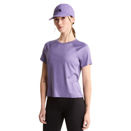 The North Face Women's Jaida T-Shirt Grounded Plum Light Heather / Large - 53 Degrees North