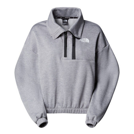 The North Face Women's Mountain Athletics 1/4 Zip Fleece TNF Pale Grey Heather / X-Small-TNF Pale Grey Heather / Small-TNF Pale Grey Heather / Medium-TNF Pale Grey Heather / Large-TNF Pale Grey Heather / X-Large - 53 Degrees North 