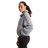 The North Face Women's Mountain Athletics 1/4 Zip Fleece TNF Pale Grey Heather / X-Small-TNF Pale Grey Heather / Small-TNF Pale Grey Heather / Medium-TNF Pale Grey Heather / Large-TNF Pale Grey Heather / X-Large - 53 Degrees North 