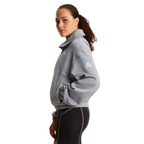 The North Face Women's Mountain Athletics 1/4 Zip Fleece TNF Pale Grey Heather / X-Small-TNF Pale Grey Heather / Small-TNF Pale Grey Heather / Medium-TNF Pale Grey Heather / Large-TNF Pale Grey Heather / X-Large - 53 Degrees North 