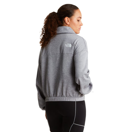 The North Face Women's Mountain Athletics 1/4 Zip Fleece TNF Pale Grey Heather / X-Small-TNF Pale Grey Heather / Small-TNF Pale Grey Heather / Medium-TNF Pale Grey Heather / Large-TNF Pale Grey Heather / X-Large - 53 Degrees North 