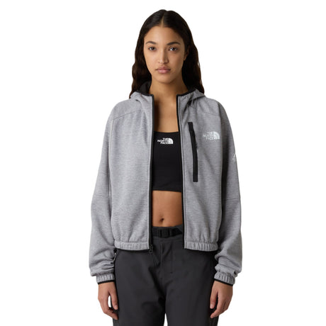 The North Face Women's Mountain Athletics Fleece Full Zip Jacket TNF Pale Grey Heather / X-Small-TNF Pale Grey Heather / Small-TNF Pale Grey Heather / Medium-TNF Pale Grey Heather / Large-TNF Pale Grey Heather / X-Large - 53 Degrees North 
