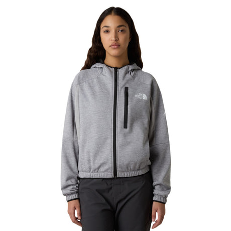The North Face Women's Mountain Athletics Fleece Full Zip Jacket TNF Pale Grey Heather / X-Small-TNF Pale Grey Heather / Small-TNF Pale Grey Heather / Medium-TNF Pale Grey Heather / Large-TNF Pale Grey Heather / X-Large - 53 Degrees North 