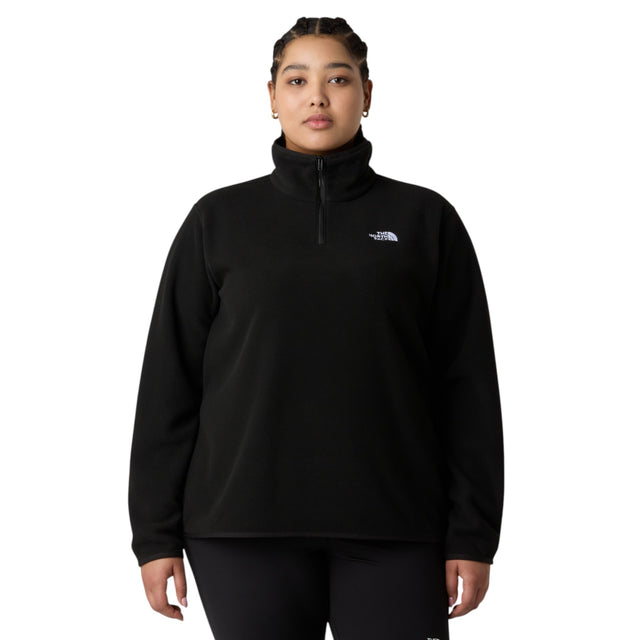 The North Face Women's Plus Glacier Fleece 1/4 Zip Jacket Space / 1X-Space / 2X-Space / 3X - 53 Degrees North 