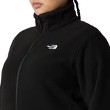 The North Face Women's Plus Glacier Fleece Jacket TNF Black / 1X-TNF Black / 2X-TNF Black / 3X - 53 Degrees North 