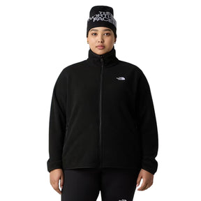 The North Face Women's Plus Glacier Fleece Jacket TNF Black / 1X-TNF Black / 2X-TNF Black / 3X - 53 Degrees North 